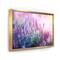 Designart - Growing and Blooming Lavender - Floral Framed Canvas Art print